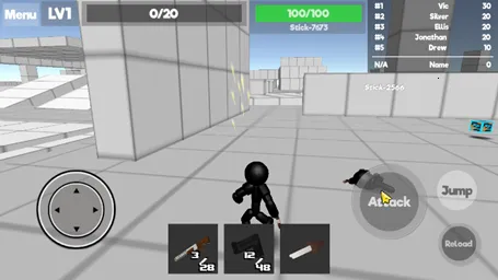 火柴人大逃杀吃鸡战(火柴人枪战游戏) 火柴人大逃杀吃鸡战(火柴人枪战游戏)