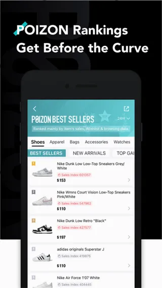 POIZON得物海外版(潮牌鞋购物软件) POIZON得物海外版(潮牌鞋购物软件)
